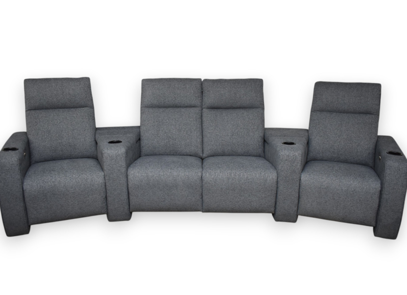 Power Reclining Theatre Sectional