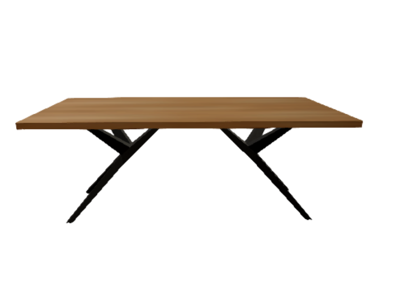 Solid Top Leg Table