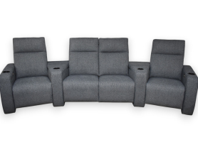Power Reclining Theatre Sectional